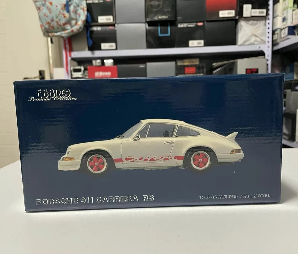 EBBRO Porsche 1973 911 Carrera RS Yellow 1:24 – Collectible Diecast Model Die-Cast