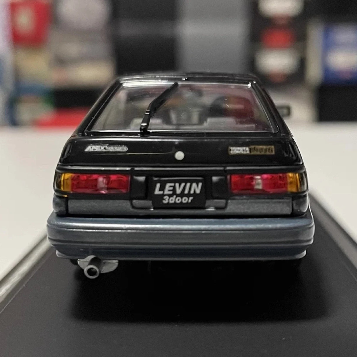 EBBRO Toyota 1983 Corolla Levin AE86 Black 1:43 – Collectible Diecast Model Die-Cast