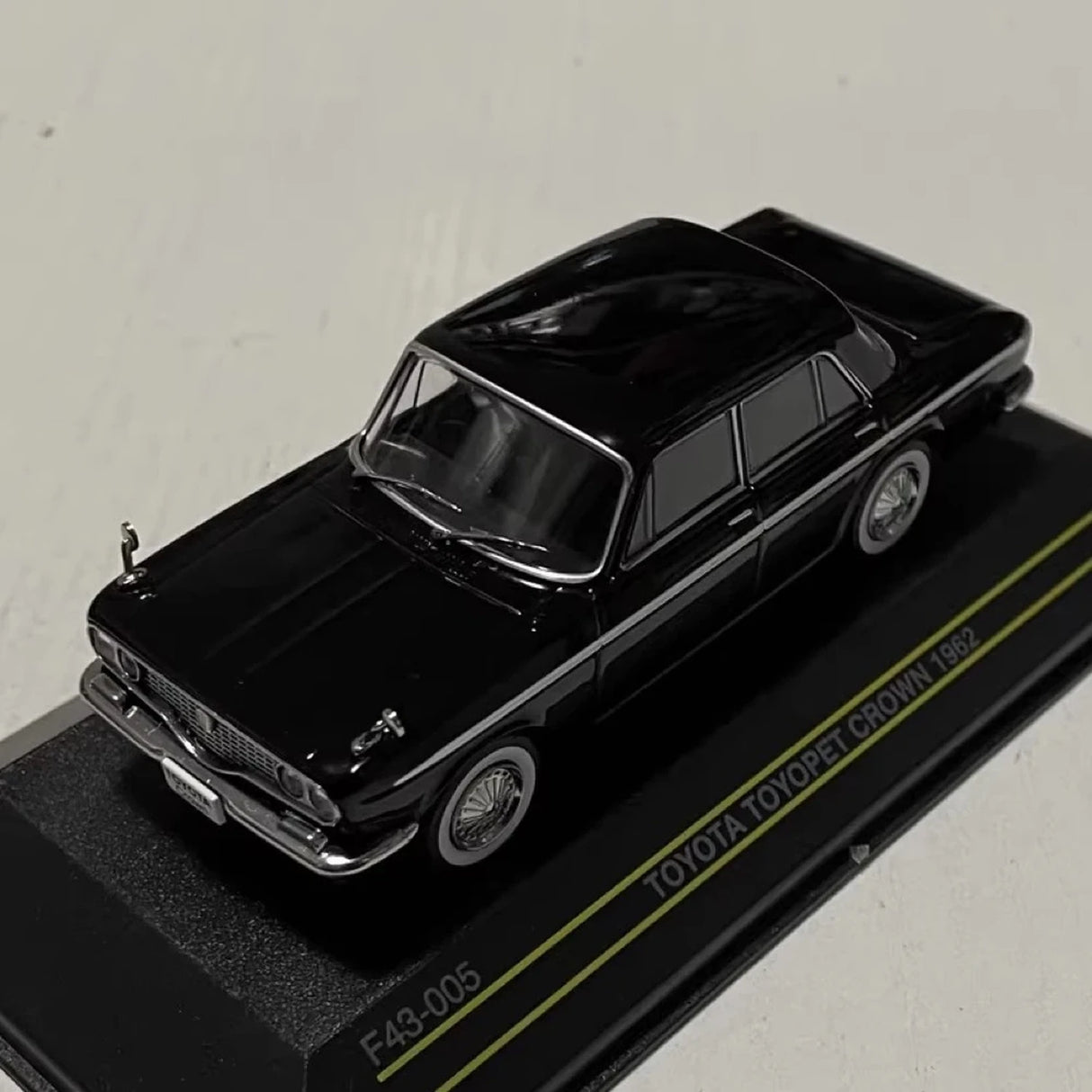 First Toyota 1962 Toyopet Crown Black 1:43 – Collectible Diecast Model Die-Cast