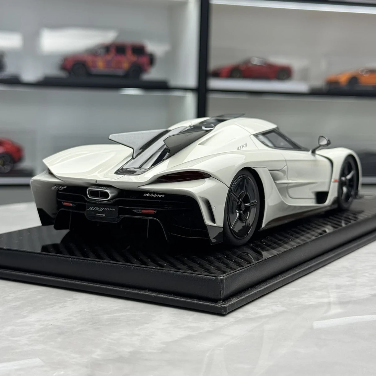 فرونتي آرت Koenigsegg 2020 Jesko أتاك باتل جراي 1:18 – نموذج راتنج قابل للجمع