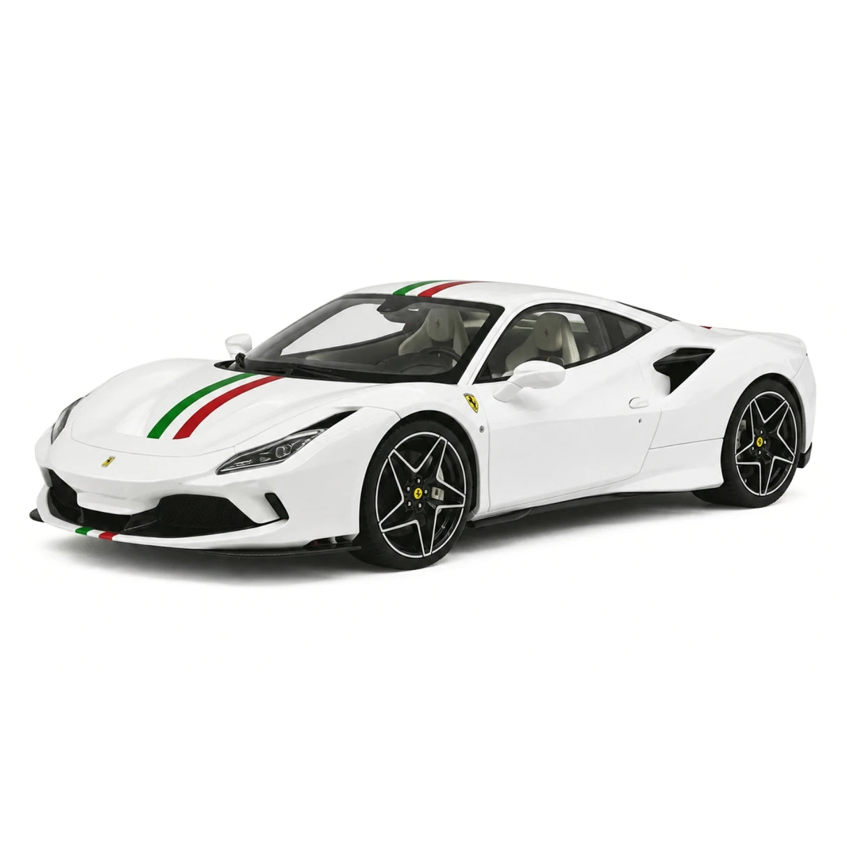 GH Ferrari 2019 F8 Tributo White 1:18 – Samlarresin Resin Modellresin