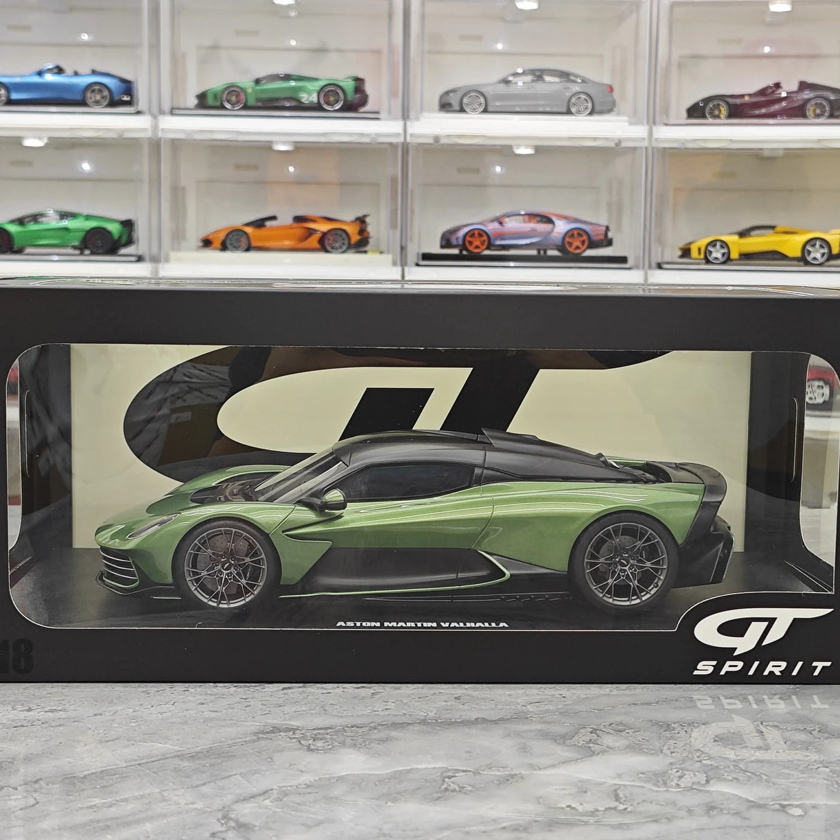 GT Spirit Aston Martin 2025 Valhalla Green 1:18 – Resina modello in resina collezionabile