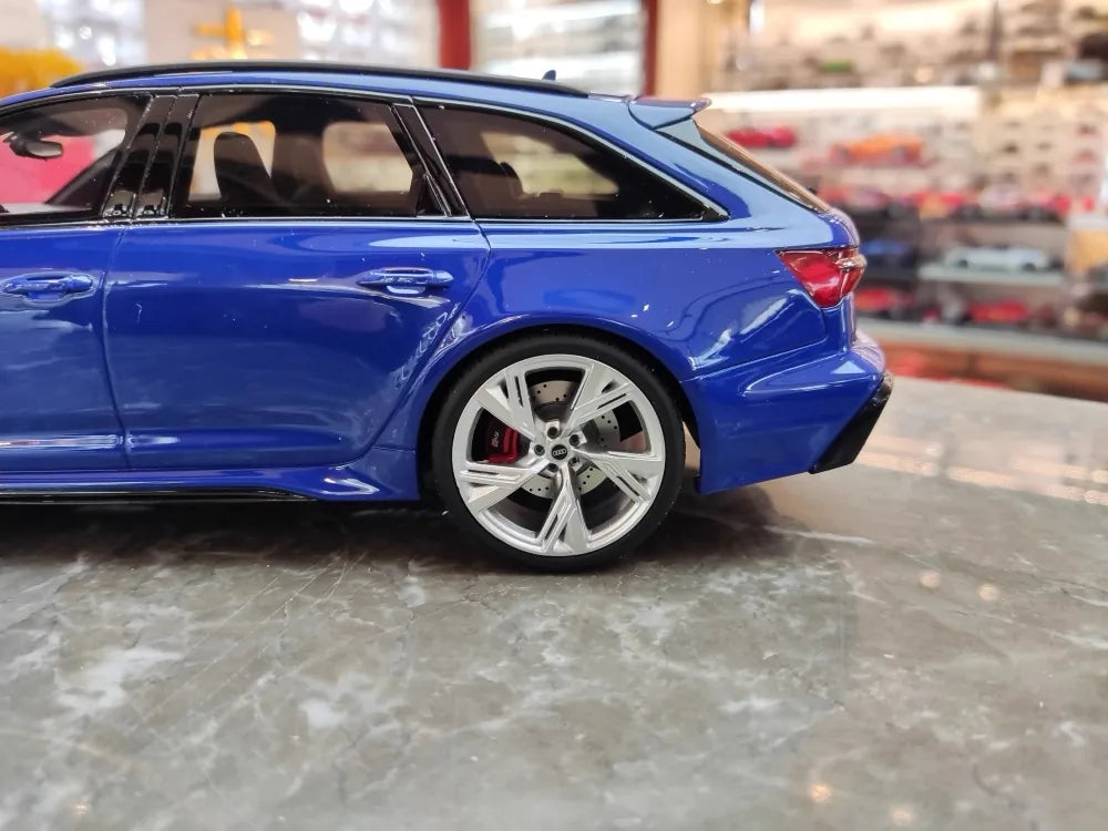 GT Spirit Audi 2021 RS6 Avant C8 Blue 1:18 – Collectible Resin Model Resin