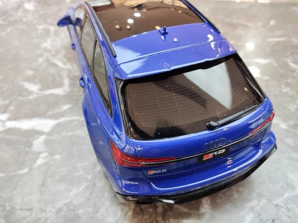 GT Spirit Audi 2021 RS6 Avant C8 Blue 1:18 – Collectible Resin Model Resin