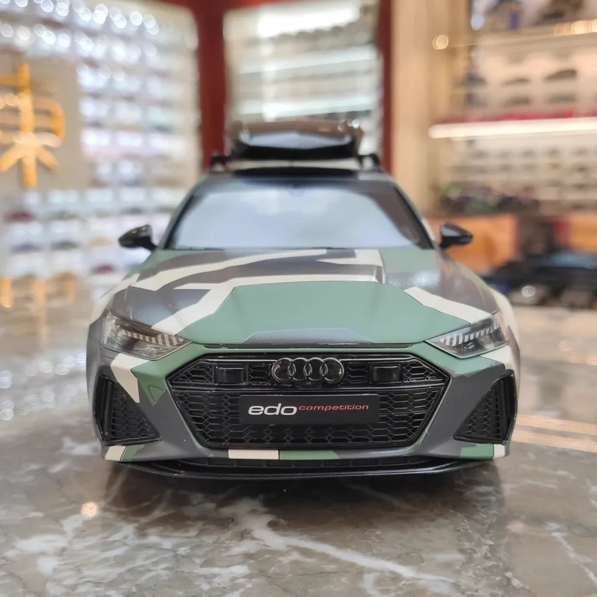 GT Spirit Audi 2020 RS6 Avant C8 Edo Competition 1:18 – Resina de Modelo de Resina de Coleção