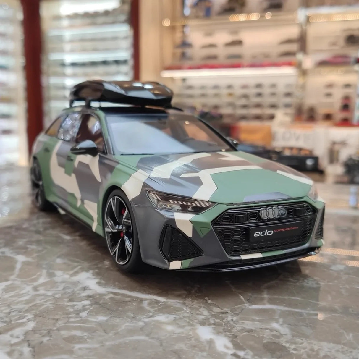 GT Spirit Audi 2020 RS6 Avant C8 Edo Competition 1:18 – Resina de Modelo de Resina de Coleção