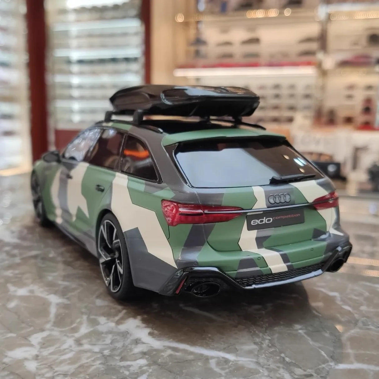 GT Spirit Audi 2020 RS6 Avant C8 Edo Competition 1:18 – Resina de Modelo de Resina de Coleção