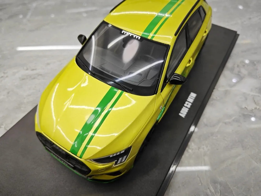 GT Spirit Audi 2022 S3 MTM Yellow 1:18 – Collectible Resin Model Resin