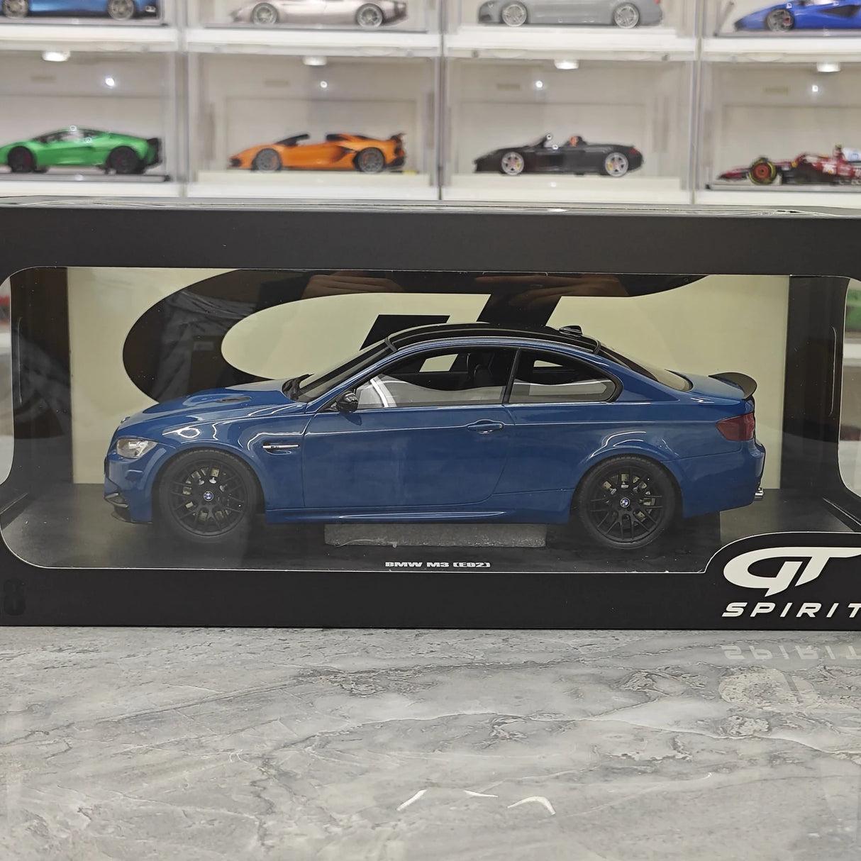 GT سبيريت BMW 2007 M3 E92 بلو 1:18 – نموذج راتنج قابل للجمع (GT Spirit)