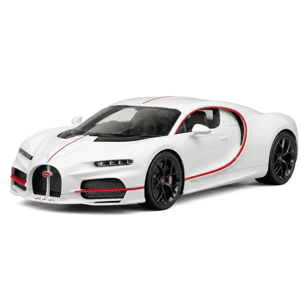 Henson & Heaven Bugatti 2026 Tourbillon White 1:18 – Resina da collezione per modelli in resina
