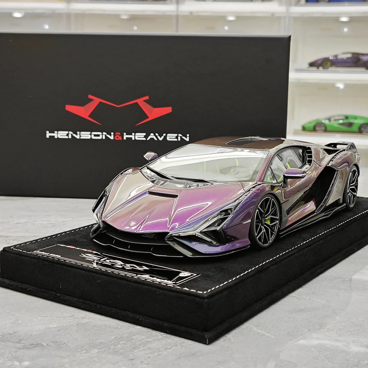 Henson & Heaven Lamborghini 2019 Sian FKP 37 Gradient 1:18 – Resina per modelli in resina collezionabile