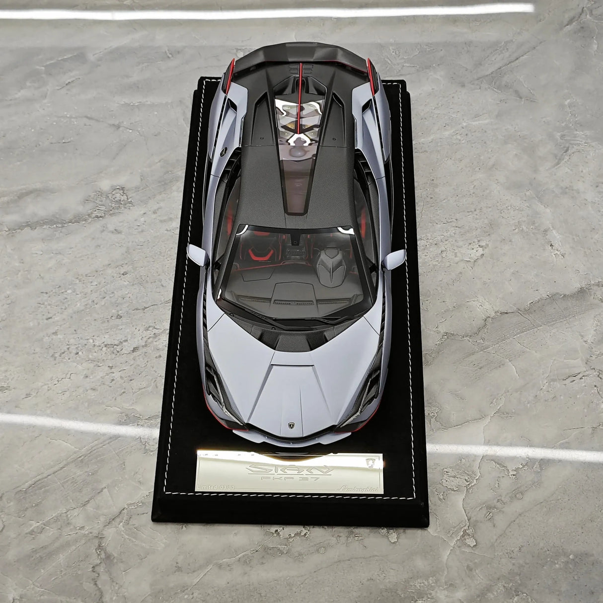 Henson & Heaven Lamborghini 2019 Sian FKP 37 Grigio Telesto 1:18 – Modello in resina collezionabile