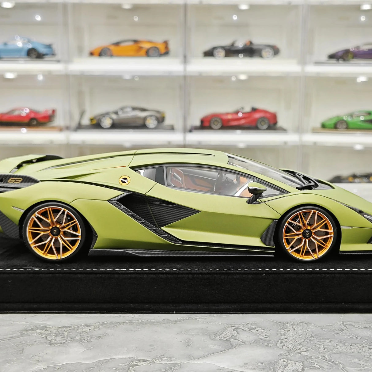 Henson & Heaven Lamborghini 2019 Sian FKP 37 Verde Gea 1:18 – Modello in resina collezionabile