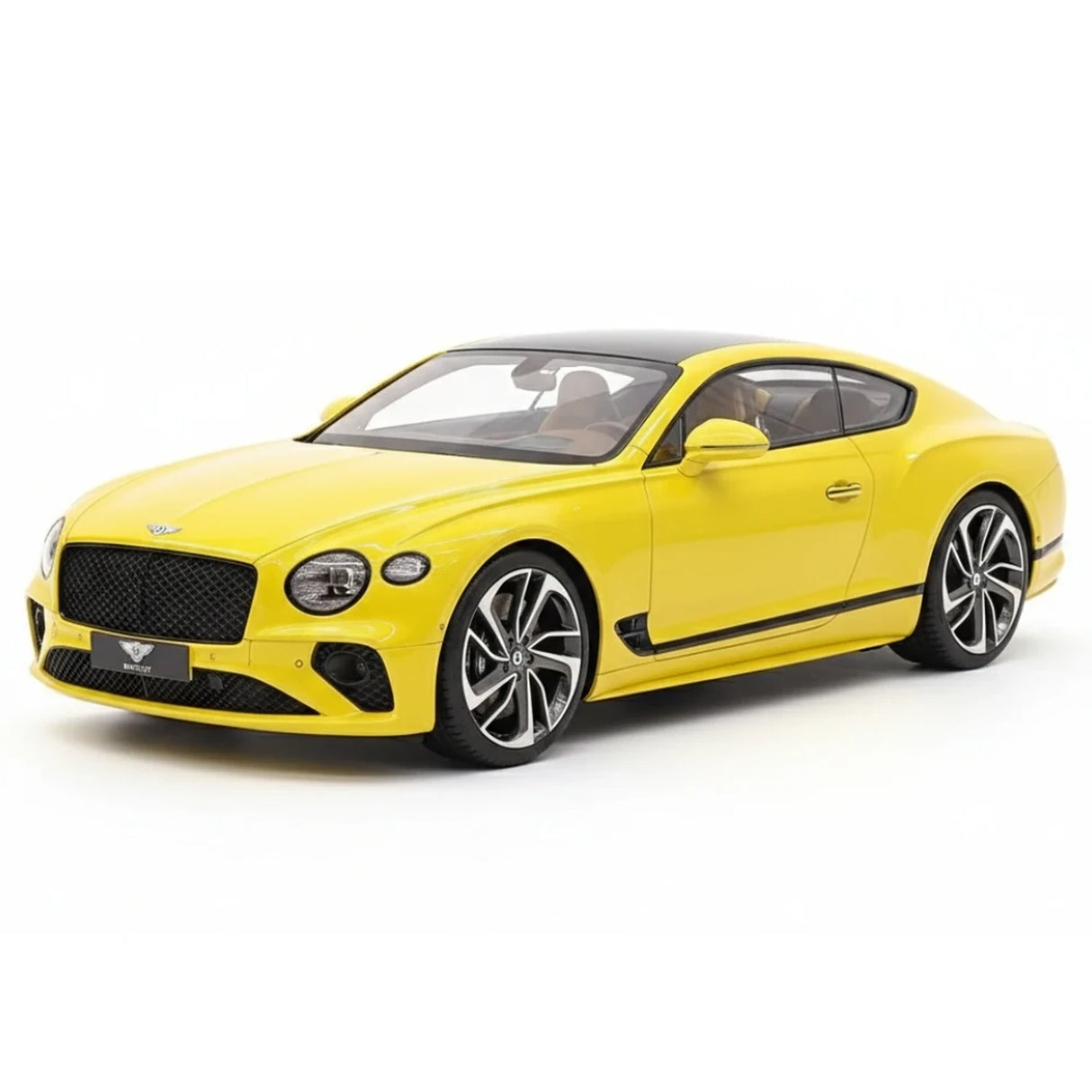 Henson & Heaven Bentley 2025 Continental GT Speed Yellow 1:18 – kolekcjonerski model żywicy