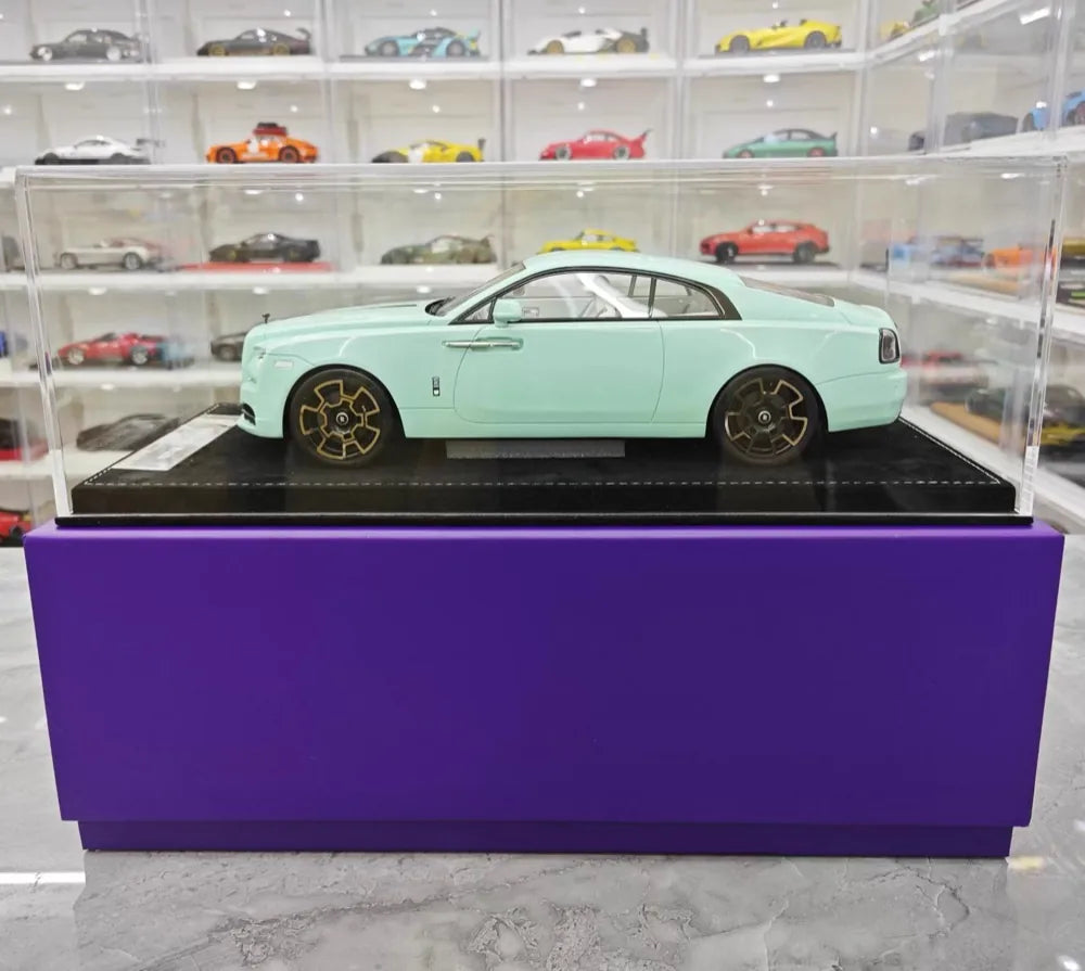 Henson & Heaven Rolls-Royce 2013 Wraith BB Edition Blue 1:18 – Collectible Resin Model Resin