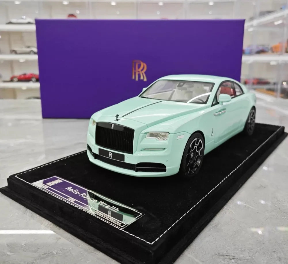 Henson & Heaven Rolls-Royce 2013 Wraith BB Edition Blue 1:18 – Collectible Resin Model Resin