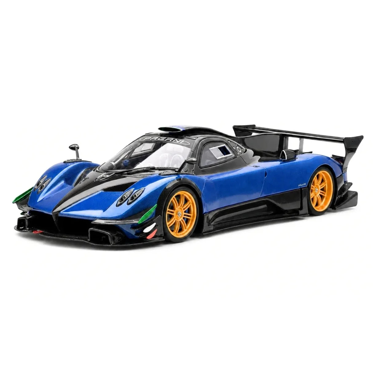 Henson & Heaven Pagani 2013 Zonda ريفولوشن بلو كربون إيطالي سترايب 1:18 – راتنج نموذجي قابل للجمع