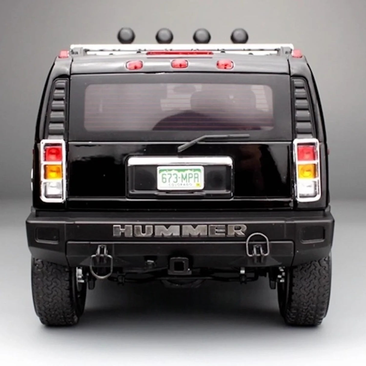Highway61 Hummer 2002 H2 Black 1:18 – Collectible Diecast Model Die-Cast