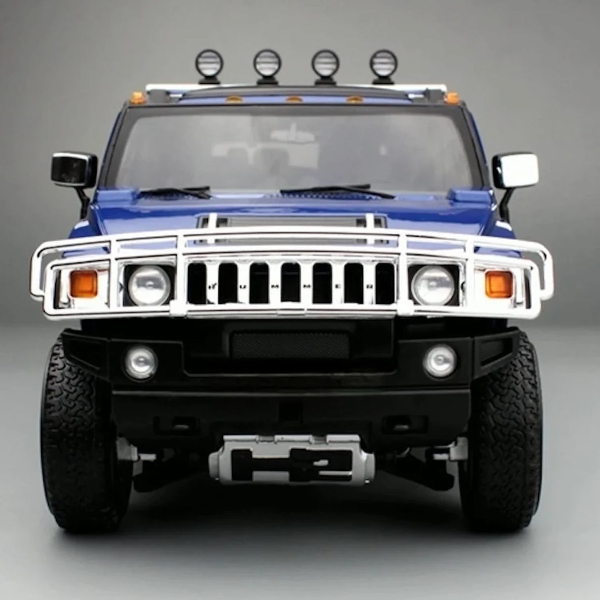 Highway61 Hummer 2002 H2 Blue 1:18 – Collectible Diecast Model Die-Cast