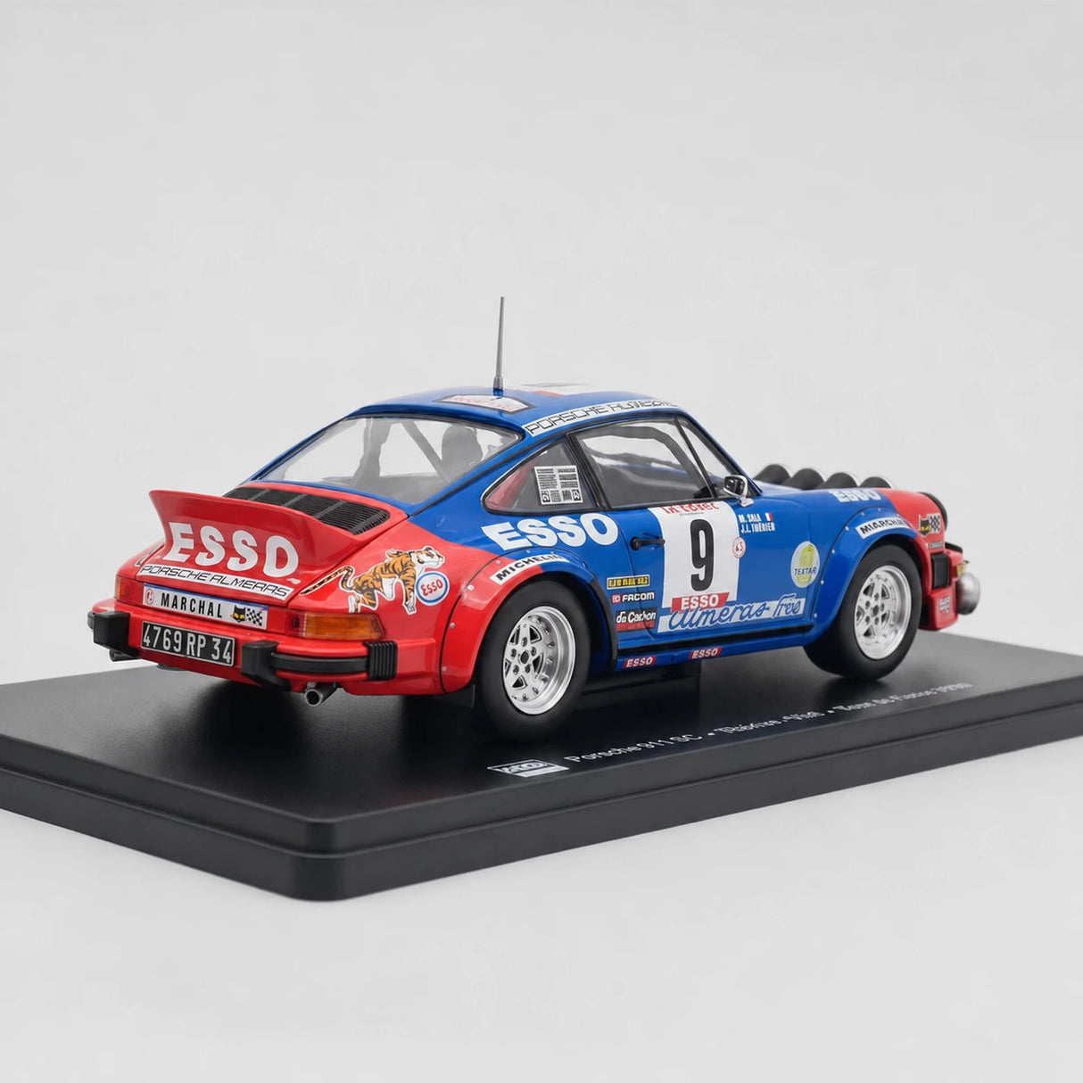 Porsche 1980 911 SC WRC #9 1:24 diecast collectible model by IXO - view 3