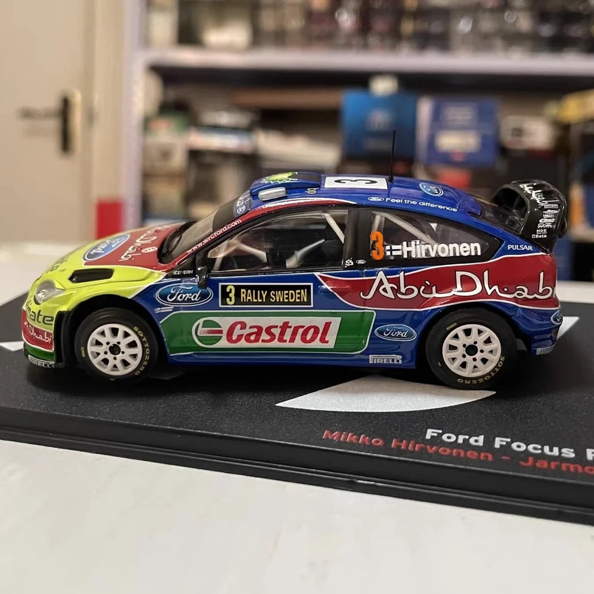 Ford 2010 Focus RS WRC #3 1:43 diecast collectible model by IXO - view 4