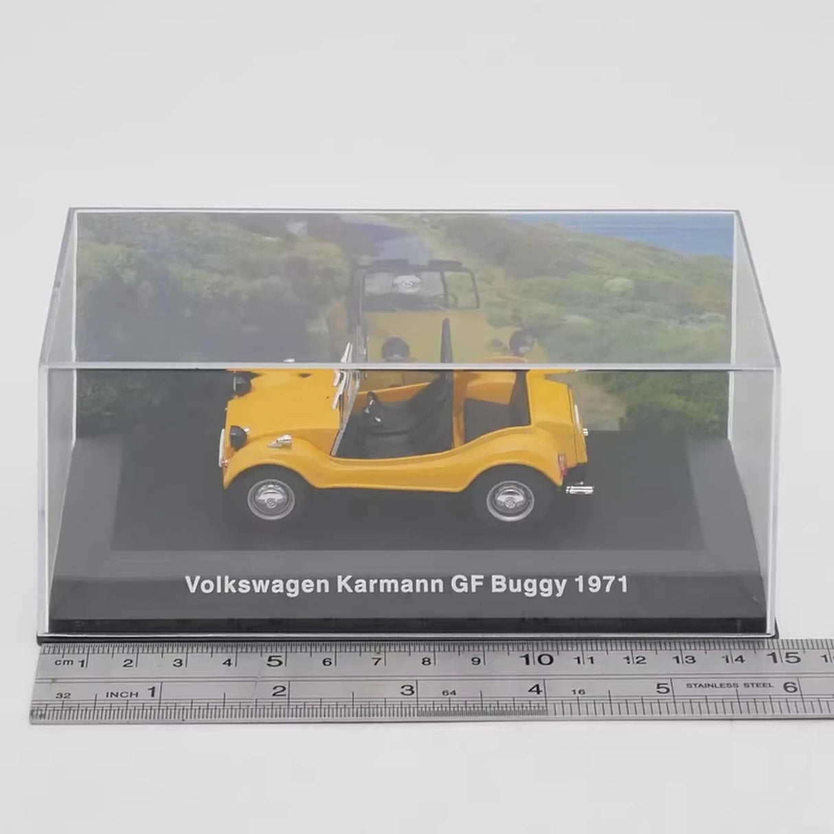 IXO Volkswagen 1971 Karmann GF Buggy Yellow 1:43 – Collectible Diecast Model Die-Cast