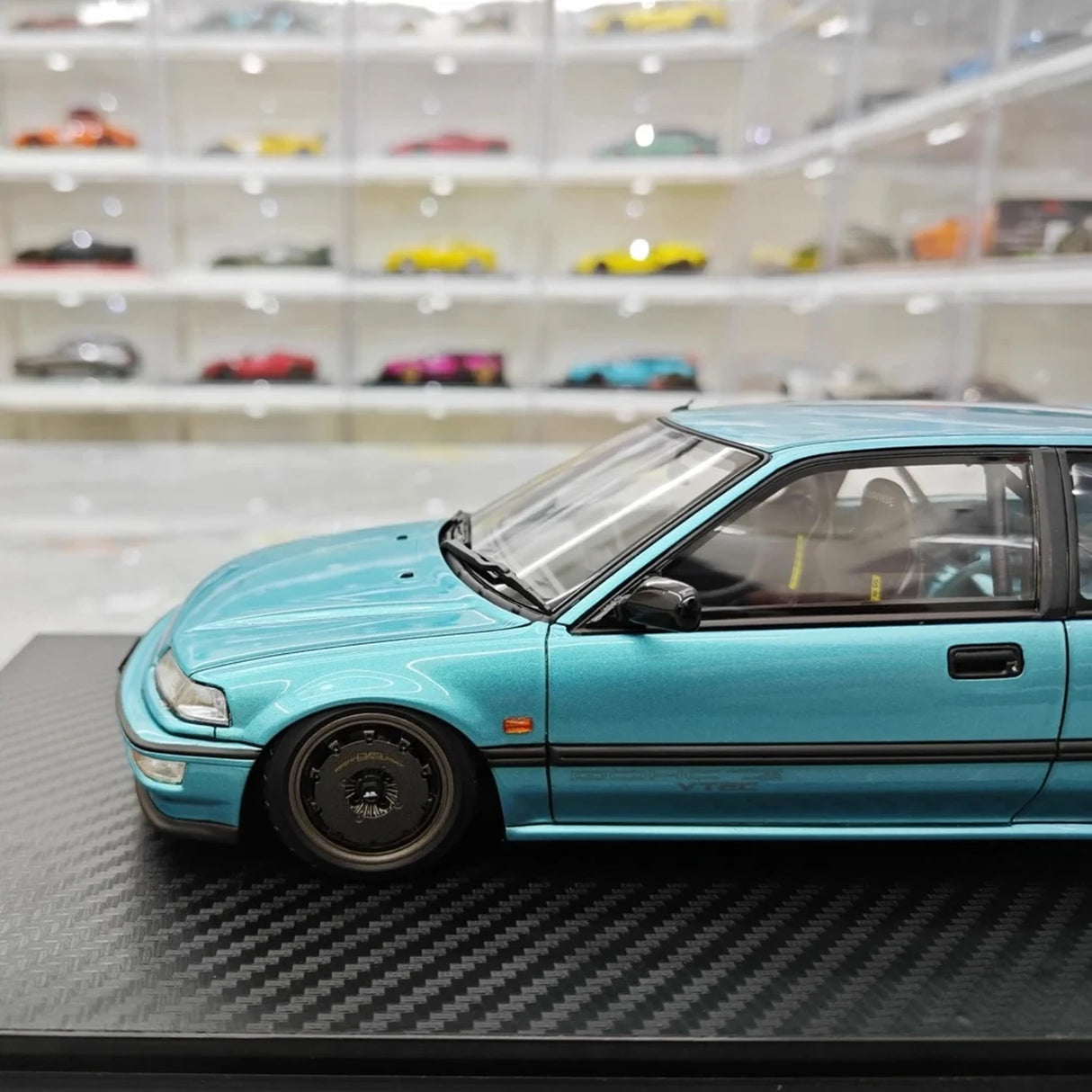 Ignition Honda 1987 Civic EF SiR Blue 1:18 – Collectible Resin Model Resin