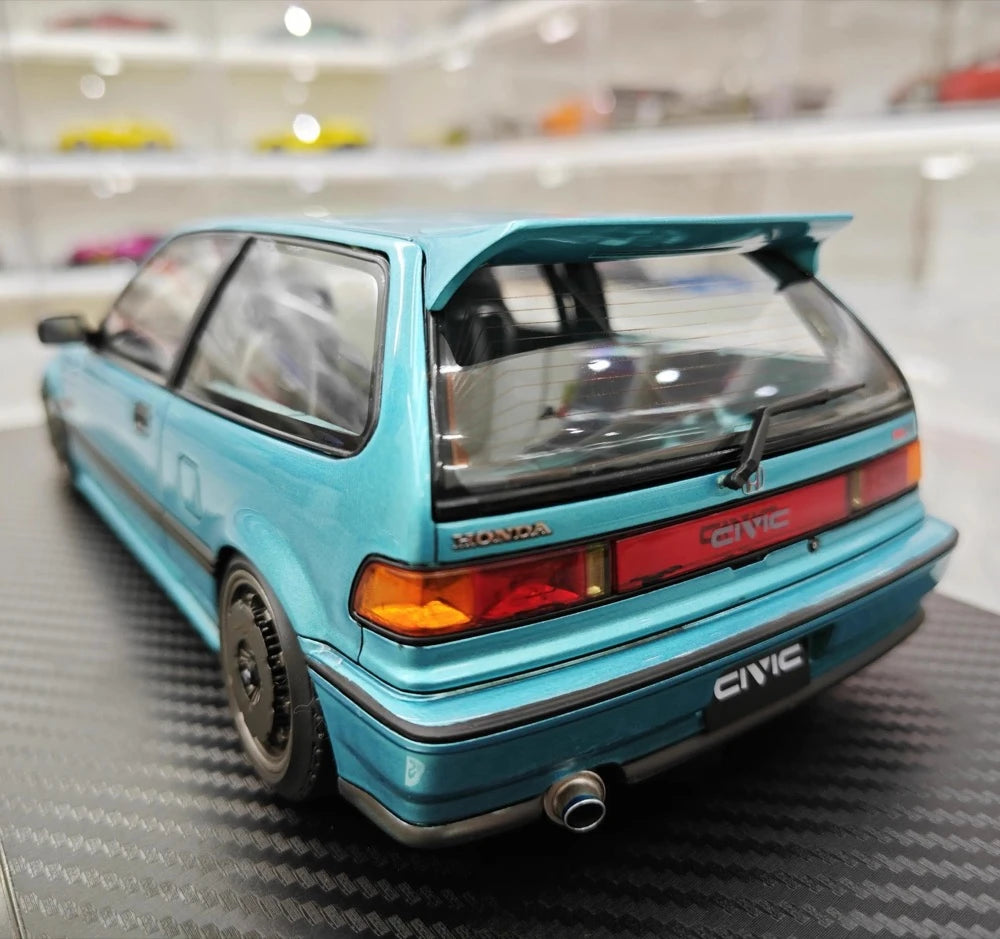 Ignition Honda 1987 Civic EF SiR Blue 1:18 – Collectible Resin Model Resin