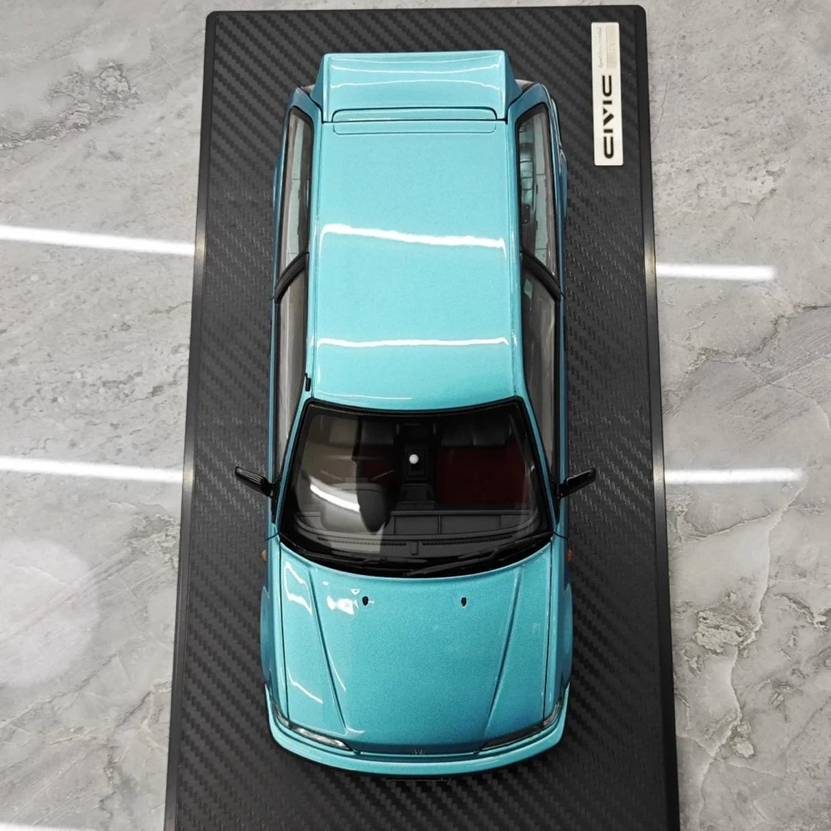 Ignition Honda 1987 Civic EF SiR Blue 1:18 – Collectible Resin Model Resin