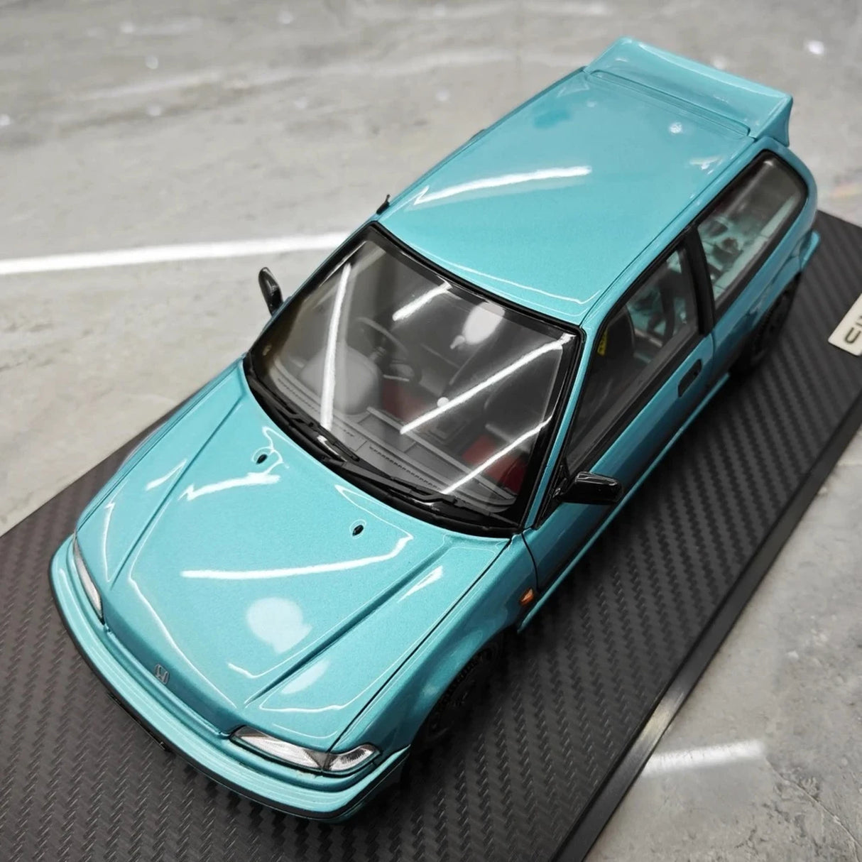 Ignition Honda 1987 Civic EF SiR Blue 1:18 – Collectible Resin Model Resin