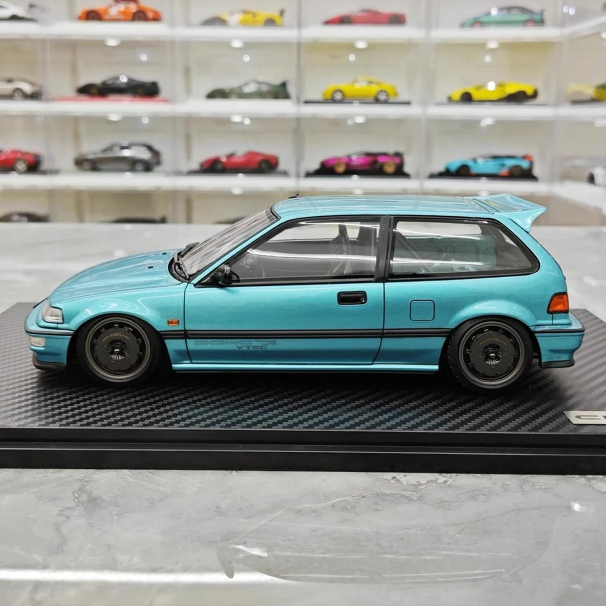 Ignition Honda 1987 Civic EF SiR Blue 1:18 – Collectible Resin Model Resin
