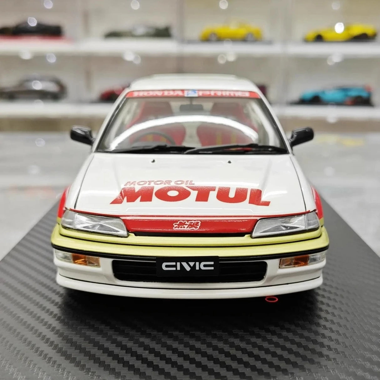 Zapłon Honda 1987 Civic EF SiR Motor Sport 1:18 – kolekcjonerski model żywicy z żywicy