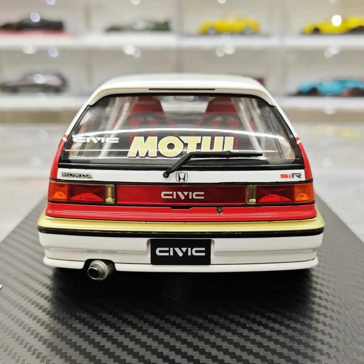 Zapłon Honda 1987 Civic EF SiR Motor Sport 1:18 – kolekcjonerski model żywicy z żywicy