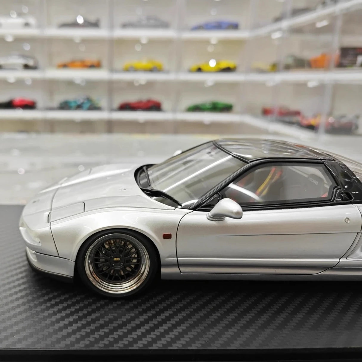 Ignition Honda 1990 NSX NA1 Silver 1:18 – kolekcjonerska żywica modelowa