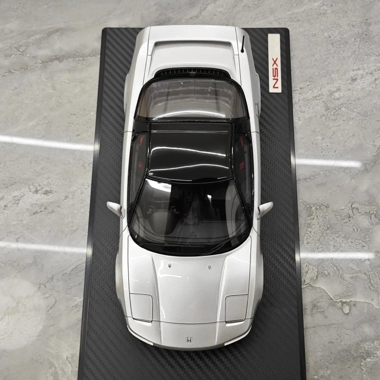 Ignition Honda 1990 NSX NA1 Silver 1:18 – kolekcjonerska żywica modelowa