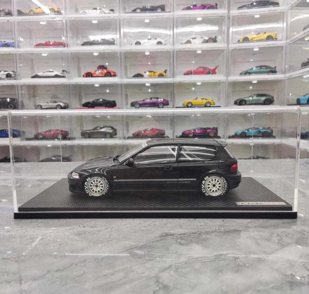 Ignition Honda 1992 Civic EG6 Black 1:18 – kolekcjonerska żywica modelowa