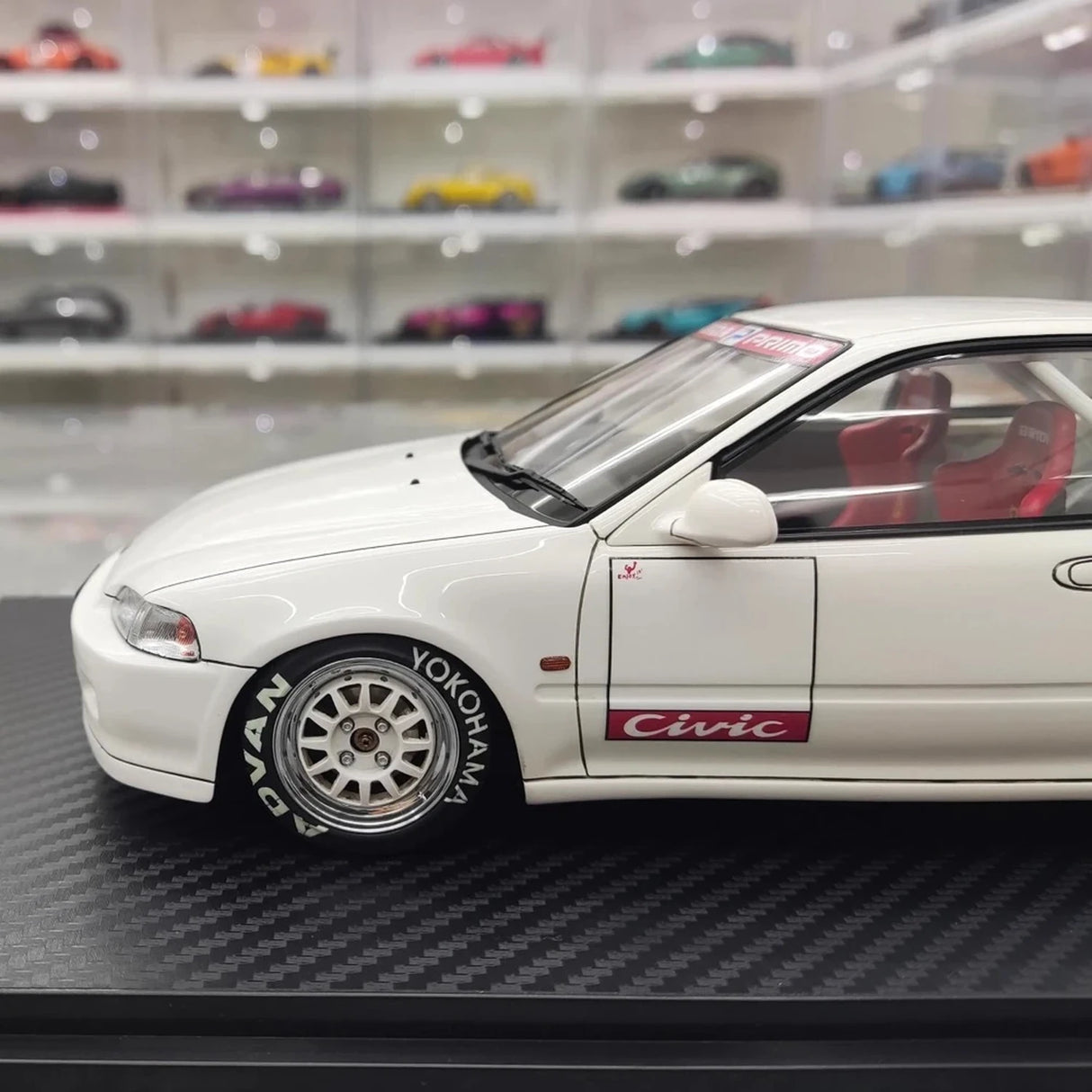 Ignition Honda 1992 Civic EG6 White 1:18 – Collectible Resin Model Resin
