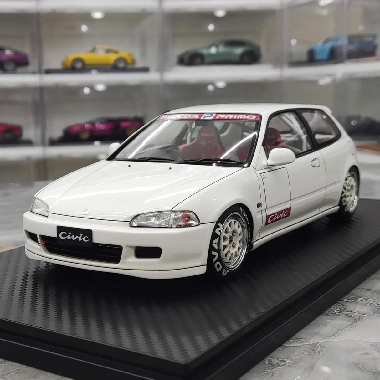 Ignition Honda 1992 Civic EG6 White 1:18 – Collectible Resin Model Resin