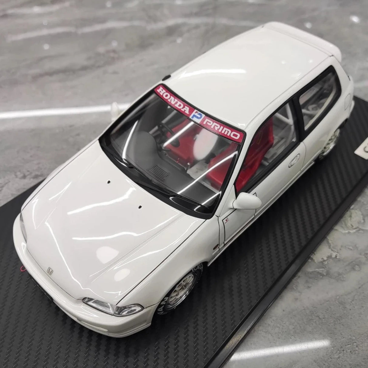 Ignition Honda 1992 Civic EG6 White 1:18 – Collectible Resin Model Resin