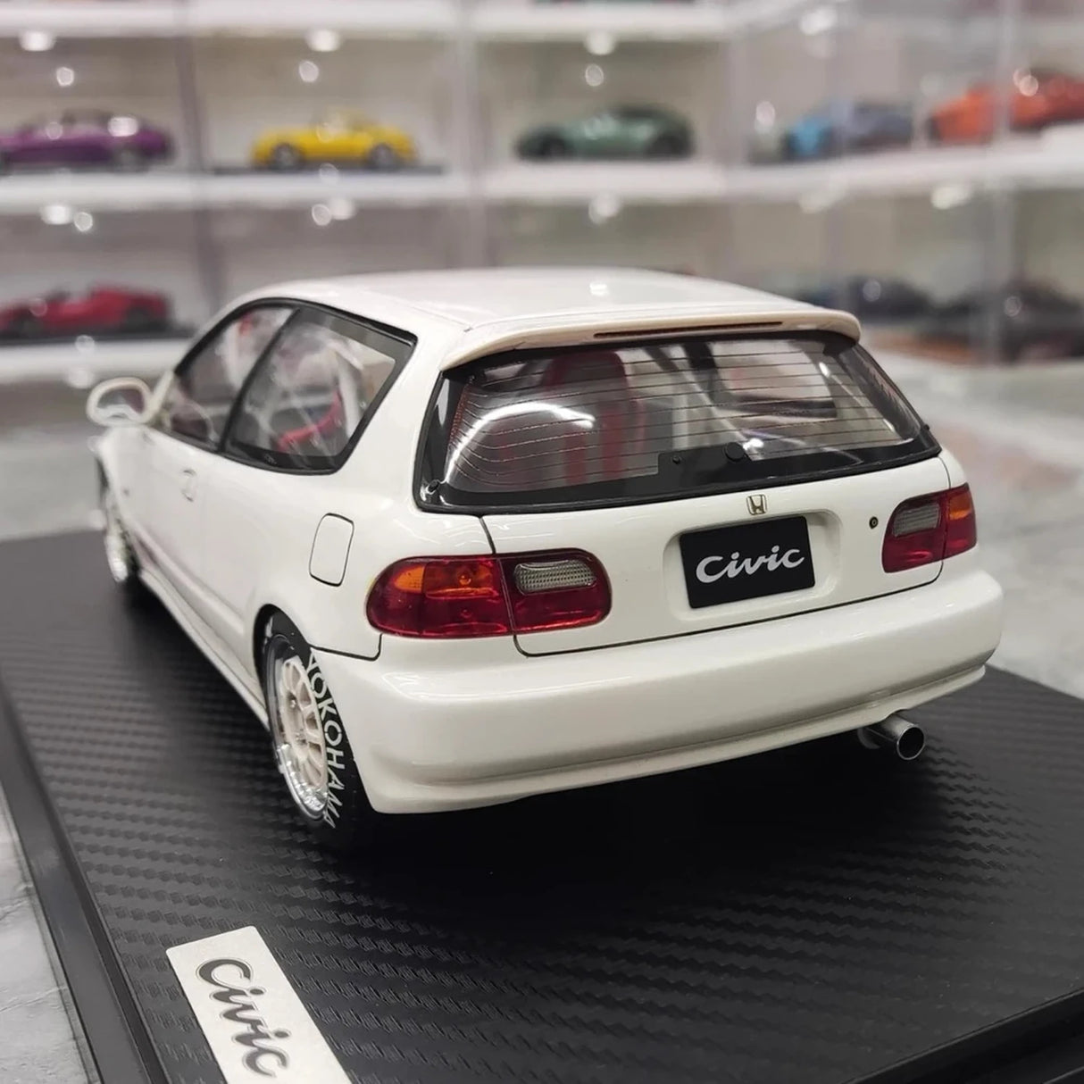 Ignition Honda 1992 Civic EG6 White 1:18 – Collectible Resin Model Resin