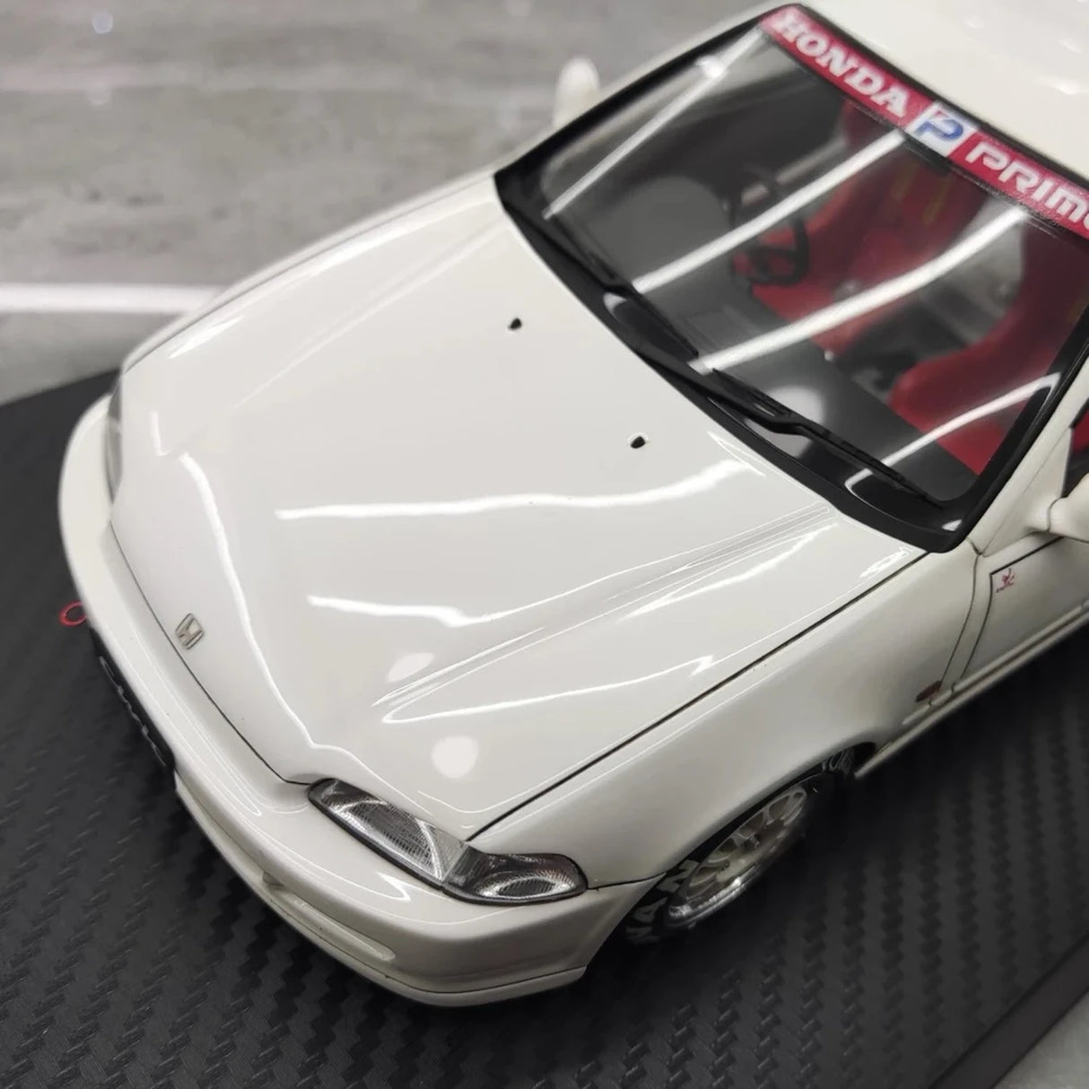 Ignition Honda 1992 Civic EG6 White 1:18 – Collectible Resin Model Resin