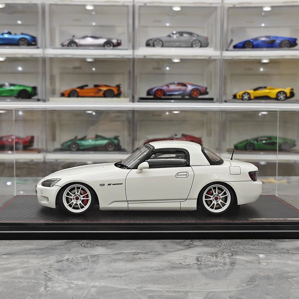 Ignition Honda 2000 S2000 (AP1) 1:18 bianco – Resina modello in resina collezionabile