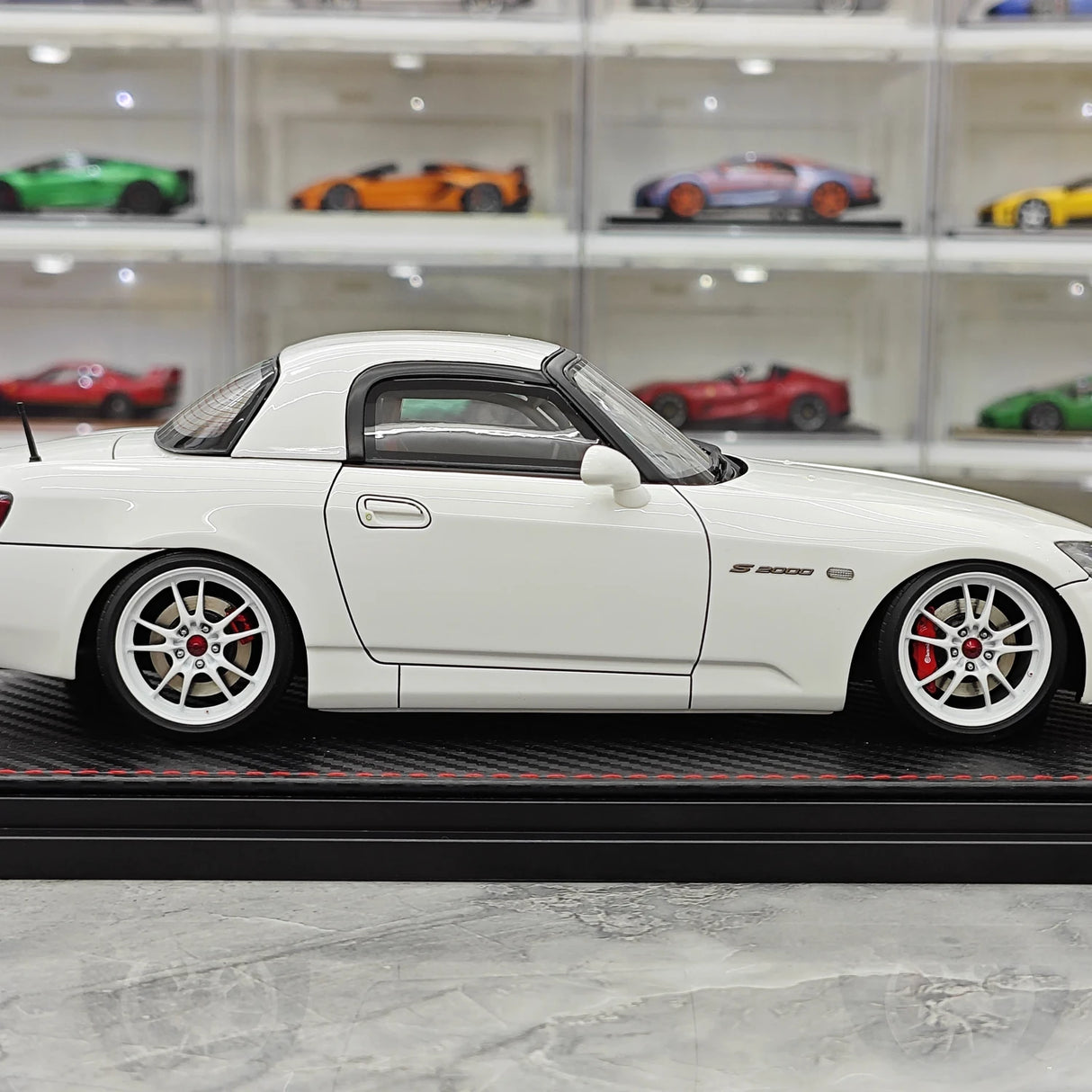 Ignition Honda 2000 S2000 (AP1) 1:18 bianco – Resina modello in resina collezionabile