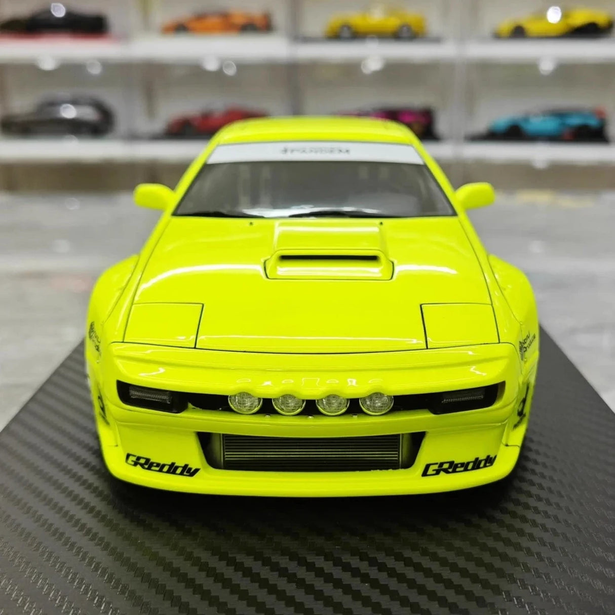 Ignition Mazda 1985 RX-7 FC3S PANDEM Green 1:18 – kolekcjonerska żywica modelowa żywica