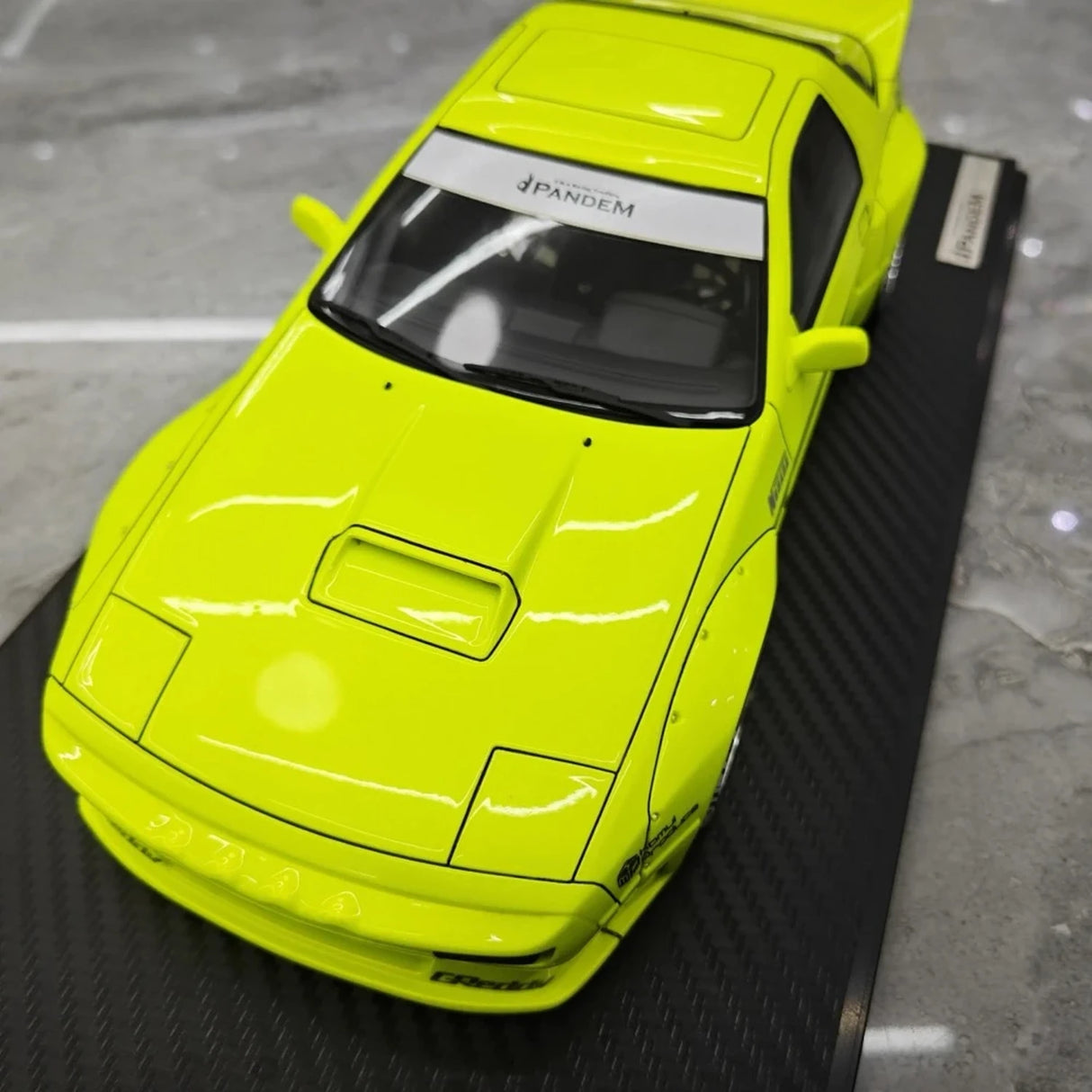 Ignition Mazda 1985 RX-7 FC3S PANDEM Green 1:18 – kolekcjonerska żywica modelowa żywica