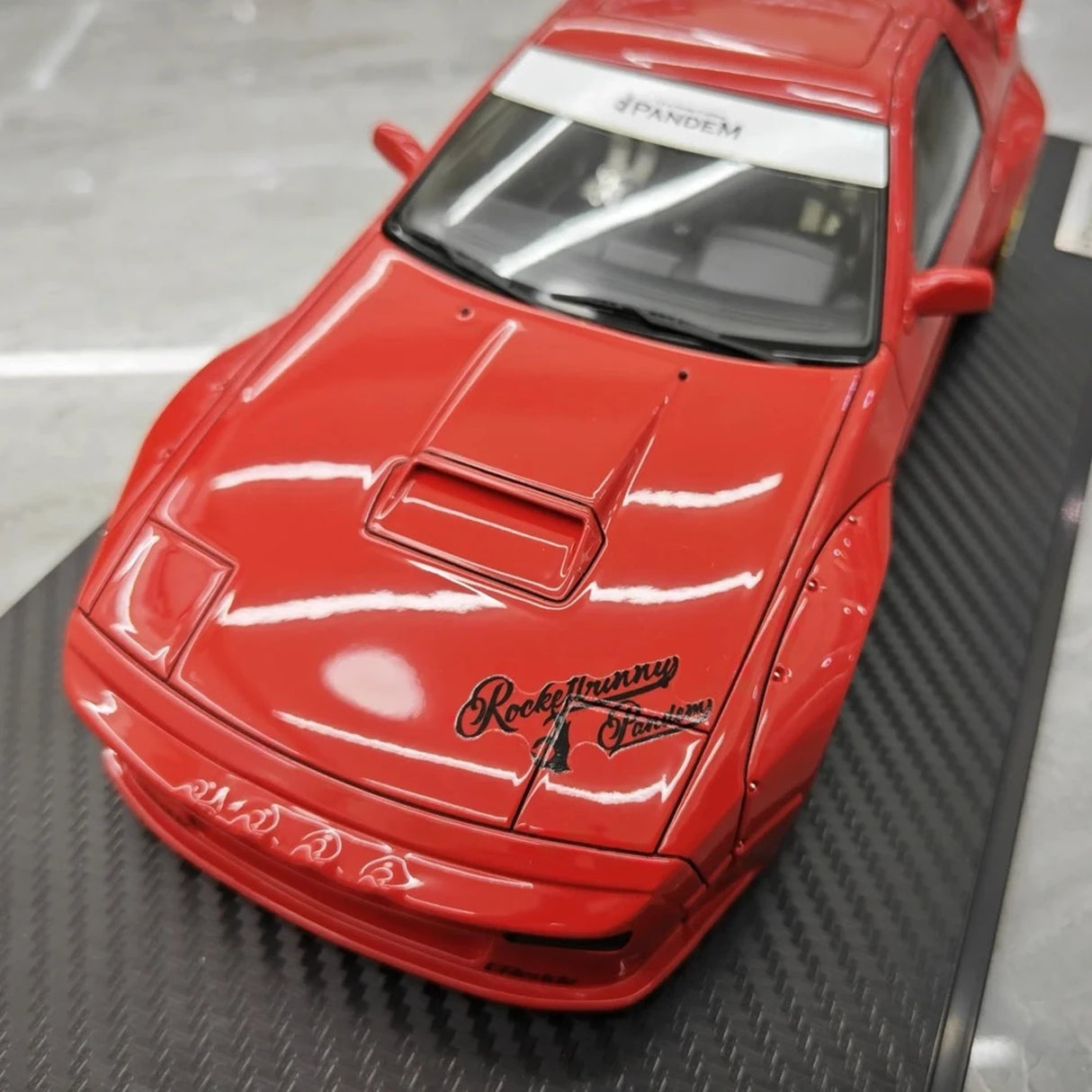 Ignition Mazda 1985 RX-7 FC3S PANDEM Red 1:18 – Collectible Resin Model Resin