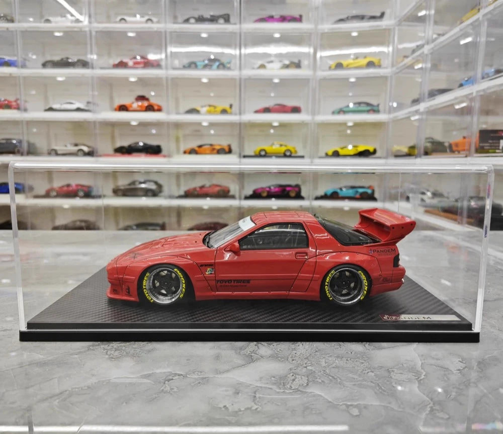 Ignition Mazda 1985 RX-7 FC3S PANDEM Red 1:18 – Collectible Resin Model Resin
