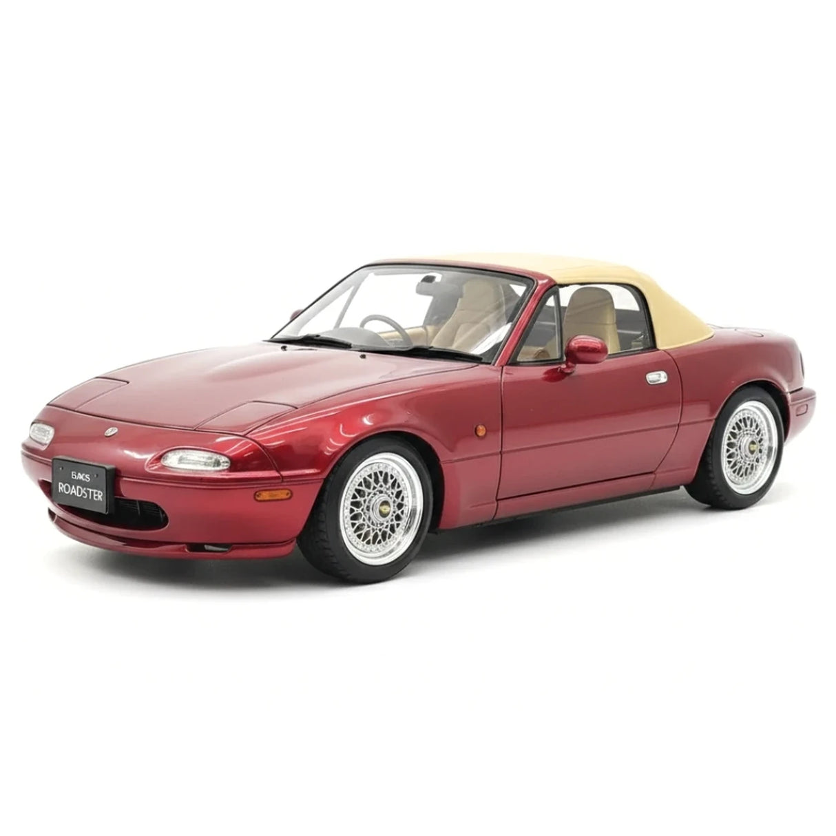 Ignition Mazda 1989 MX-5 Miata NA Eunos Roadster Red 1:18 – Collectible Resin Model Resin