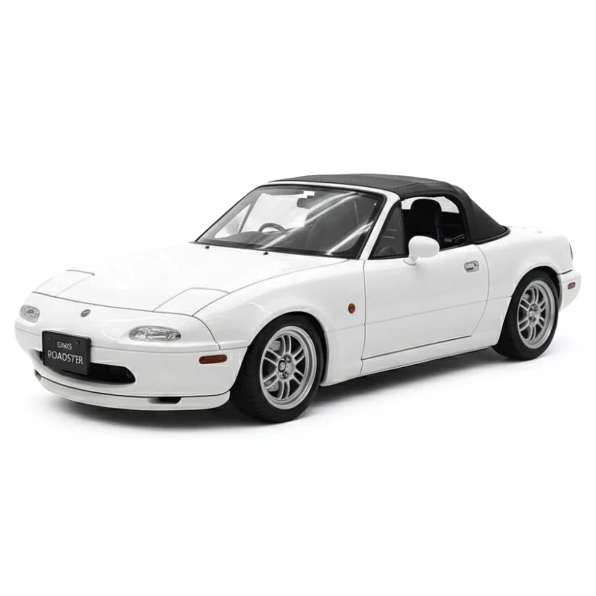 Ignition Mazda 1989 MX-5 Miata NA Eunos Roadster White 1:18 – kolekcjonerska żywica modelowa żywica