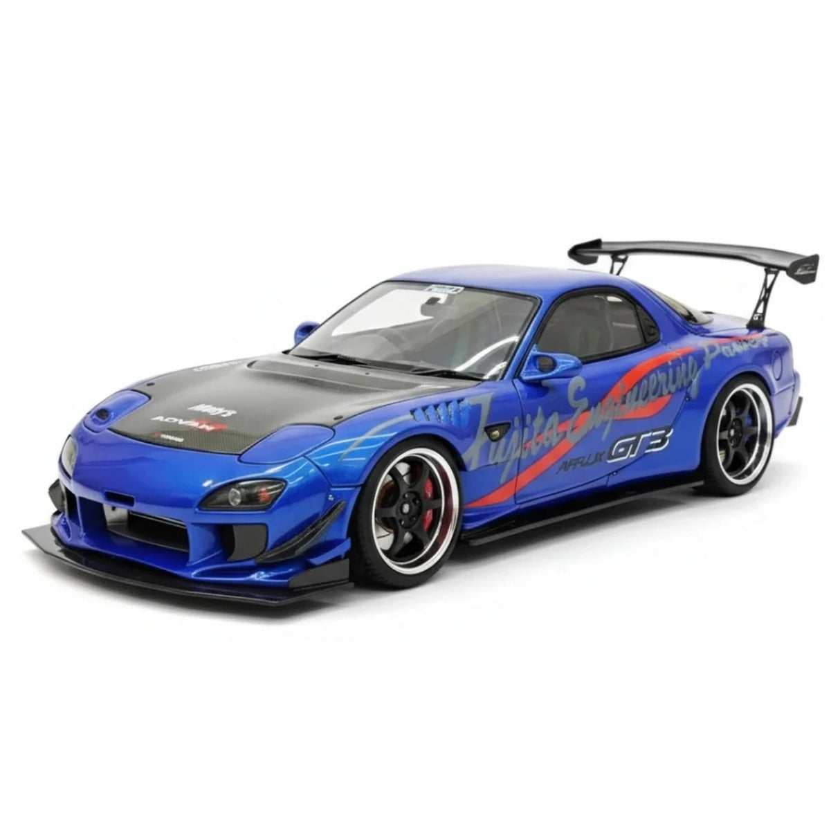 Ignition Mazda 1992 RX-7 Feed Afflux GT3 FD3S Blue 1:18 – Collectible Resin Model Resin